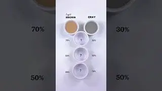 Let's Mixing Light brown + Gray color Mixing 😍 #colormixing #painting #satisfying #artandcraft #art