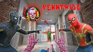 5 Spider-Man Trapped in the Corridor as Pennywise Blocks the Exit (Action POV)