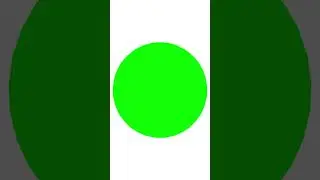 Green Triacontatrigon White Background Scale Down #shorts