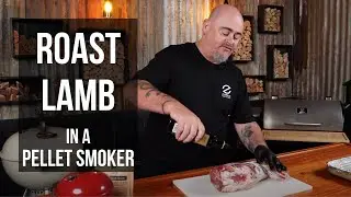 Roast Leg of Lamb on Z Grills Wood Pellet Smoker