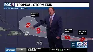 Evening weather update for Tuesday, Aug. 12