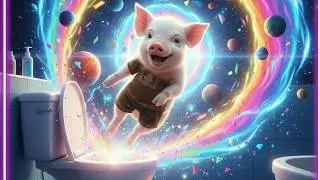 Funny Ai animation BABY Pig DANCE BATTLE with Broccoli🥦 king 👑