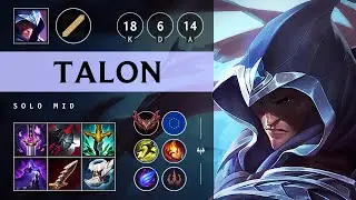 Talon Mid vs Karma - EUW Grandmaster Patch 25.15