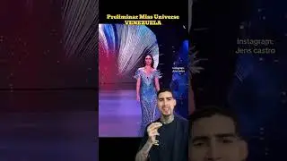 Miss Venezuela traje de noche preliminar Miss Universe #missuniverse #missworld #venezuela