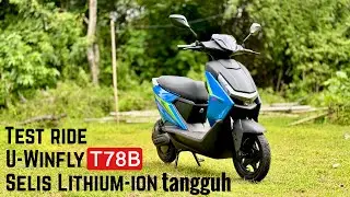 Uji jarak tempuh dan jelaskan rasanya naik U-Winfly T78B sepeda listrik Lithium ion