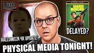 🔴More HALLOWEEN 4K News, Arrow Video SNAKES, And HARD Boiled Delay! | Physical MEDIA Tonight!
