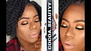 Sunset Makeup Tutorial With Glitter
