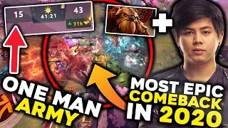 MOST EPIC COMEBACK IN 2020 - How Fnatic.DJ single-handedly turned a 0% Win Probability game