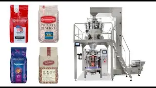 Automatic Coffee Bean Pouch Packaging Machine With Exhaust Valve