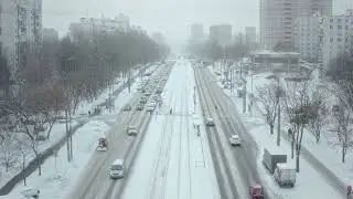 Moscow. Chertanovo. Snowfall | December 2021 | Drone Video Mavic 2 Pro | Чертаново. Аэросъемка