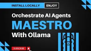 Локальная установка Maestro с Ollama &mdash; фреймворк оркестровки AI-агентов