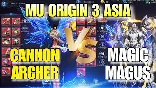 Cannon Archer Vs Magic Magus - Mu Origin 3 asia