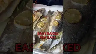 Easiest Baked Sea Bass