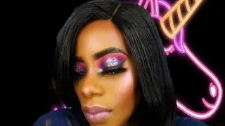 Instagram Recreated Look| Instagram Made Me Do Ti| Neon Makeup Look| Glamplified Beauty