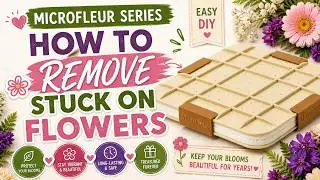 Using the Microfleur - Removing Stuck on Flowers