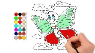 Learn How to draw butterfly - Step by Step
