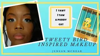 Tweety Bird Inspired Makeup
