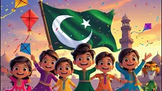 New Pakistan Patriotic Song 2025 🎤 | Kids&rsquo; National Anthem | 14 August Celebration | Haider Kids