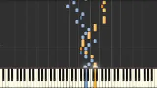 Goldberg Variation No. 8 (J.S. Bach) BWV 988 - Synthesia Piano Tutorial