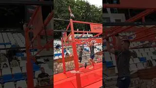 Insane OCR Run Trough the Obstacle Course 🔥⚡ #ocr #obstaclecourse #athletes #beastmode #shorts