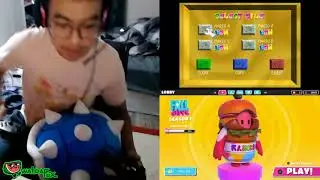 Getting 10 Stars in Mario 64 while also playing Fall Guys