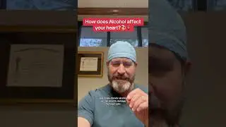 How does alcohol affect your heart?🍷🫀 #hearthealth #alcohol #redwine #heartattack #surgeon #fypシ