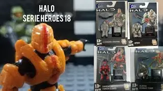 Halo Mega Serie H&eacute;roes 18 - Review de 4 figuras