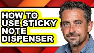 How to Use Sticky Note Dispenser (easy Method)