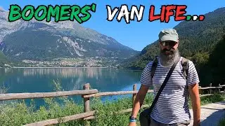 DAL PASSO SELLA AL LAGO DI MOLVENO CON CALMA...ECCO LA NOSTRA BOOMERS' VAN LIFE..🤙🚍🌍🌈ENJOY VAN LIFE🤟