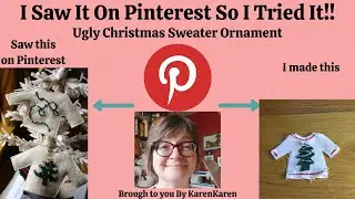 Ugly Christmas Sweater Ornament