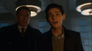 57. Gotham (s2e8). Bruce tells Alfred about Galavan's proposal/Bruce's going to sign over his shares