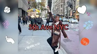NYC Vlog Part 2 | Walking 5th Avenue, Luxury Stores & City Vibes #5thavenue #nyc 