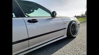 Saab 9-5 Aero, first test with flat foot shifting