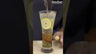 Blackcurrant Virgin Mojito recipe #shorts #drink