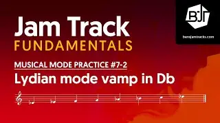 Db Lydian mode vamp Jam Track - BJTF #7-2