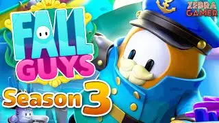 Fall Guys Season 3 Sunken Secrets! - Fall Guys Gameplay Part 109 - Season Pass!