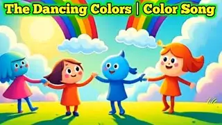🌈The Dancing Colors | Color Song for Children | Kutty🎶🎵