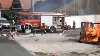 Schau&uuml;bung 2014 - Wohnzimmerbrand