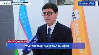 “Ideal Study” xususiy maktabida “O‘zbekiston 24” telekanali tomonidan maxsus reportaj.