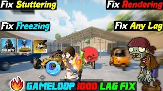 Update Gameloop\TGB Lag Fix 2025 | Hotdrop Lag Fix | PUBG MOBILE Gameloop Best Settings |