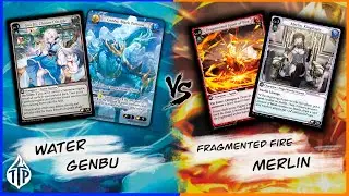 Water Genbu VS Fragmented Fire Merlin | Grand Archive Gameplay