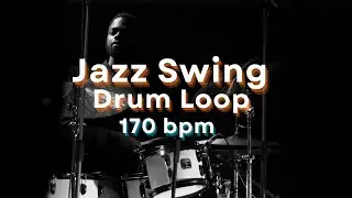 Jazz Swing DRUM BEAT 170 BPM