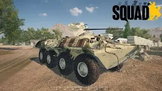 Squad Gameplay | Russian BTR-82 and BTR-80 in Afghanistan