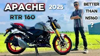 TVS Apache RTR 160 4V 2025 | Review | Dual ABS | Apache RTR 160 2025 | Apache 160 | YA