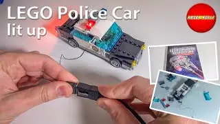 Lighting up a LEGO Police Car / Book introduction