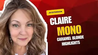 CLAIRE MONO in Caramel Blonde Highlights | 22&rdquo; Partial Monofilament Glueless Wig Review