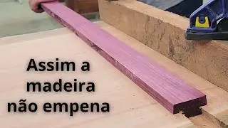 How to Prevent Wood from Warping - Canoe Effect