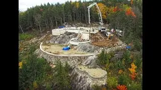 Keene Castle Foundation Pour October 12, 2018