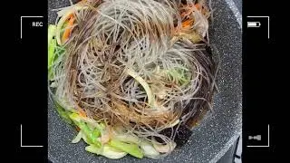 Shrimp Japchae Noodles Meal Kit (새우 야채 잡채) -- RocketCart / La Ajumma