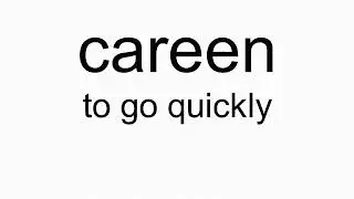 careen meaning